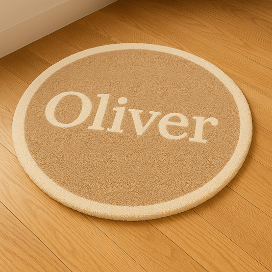 Custom Baby Name Rug