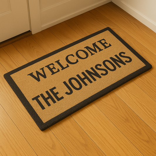 Family Name Welcome Rug